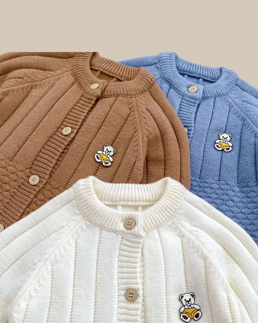 Bear Duo knitted Set - Les Pas De Bébé