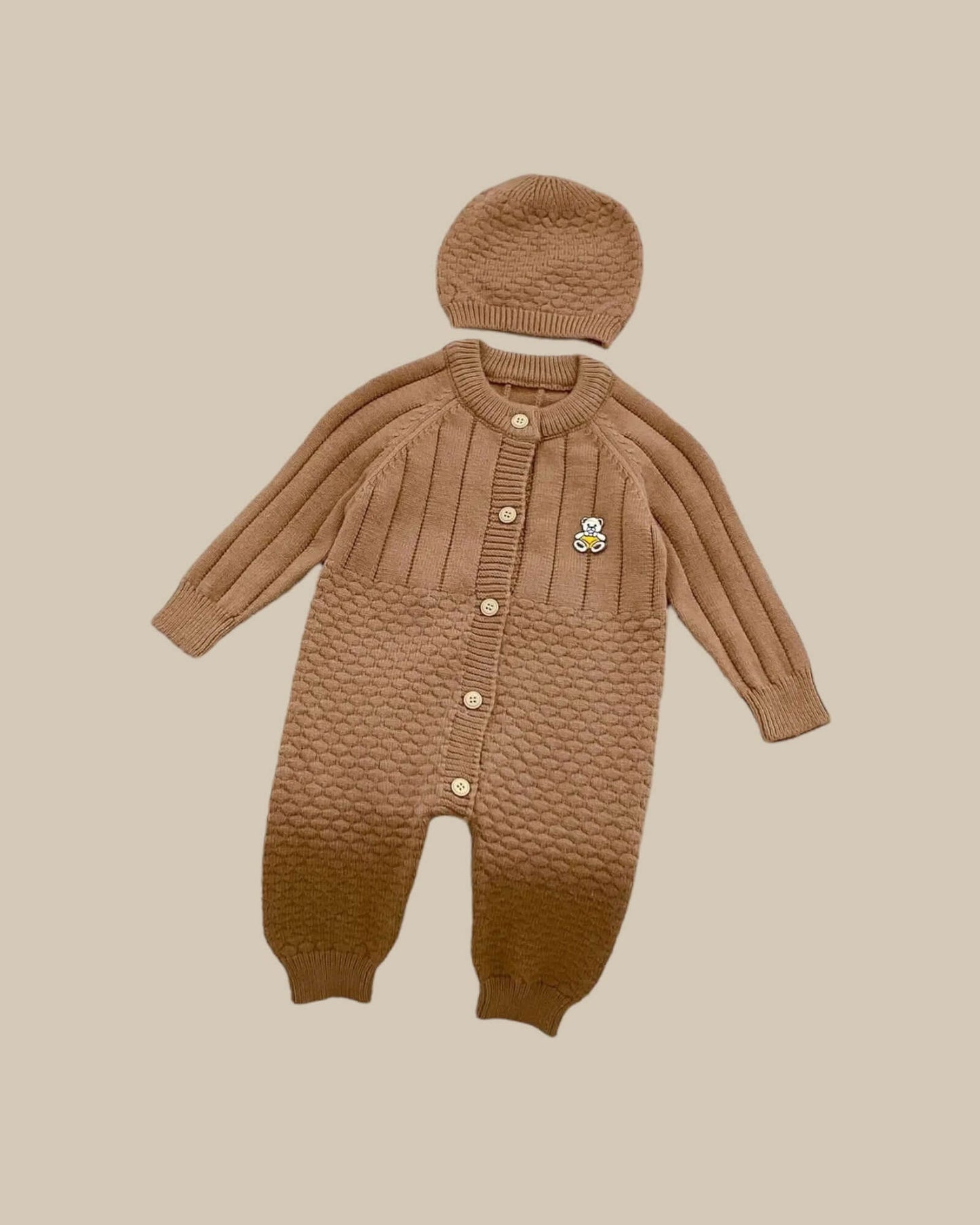Bear Duo knitted Set - Les Pas De Bébé
