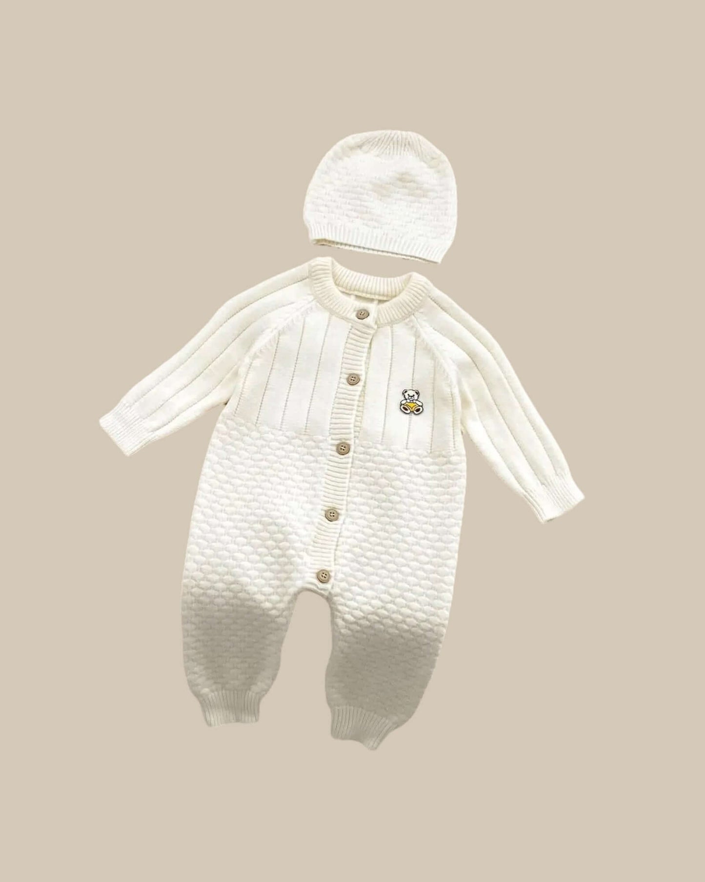 Bear Duo knitted Set - Les Pas De Bébé