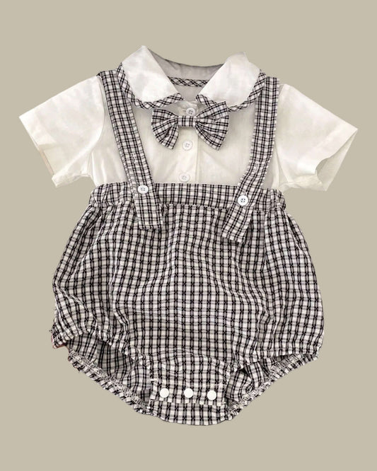 Mr. Business Romper - Les Pas De Bébé