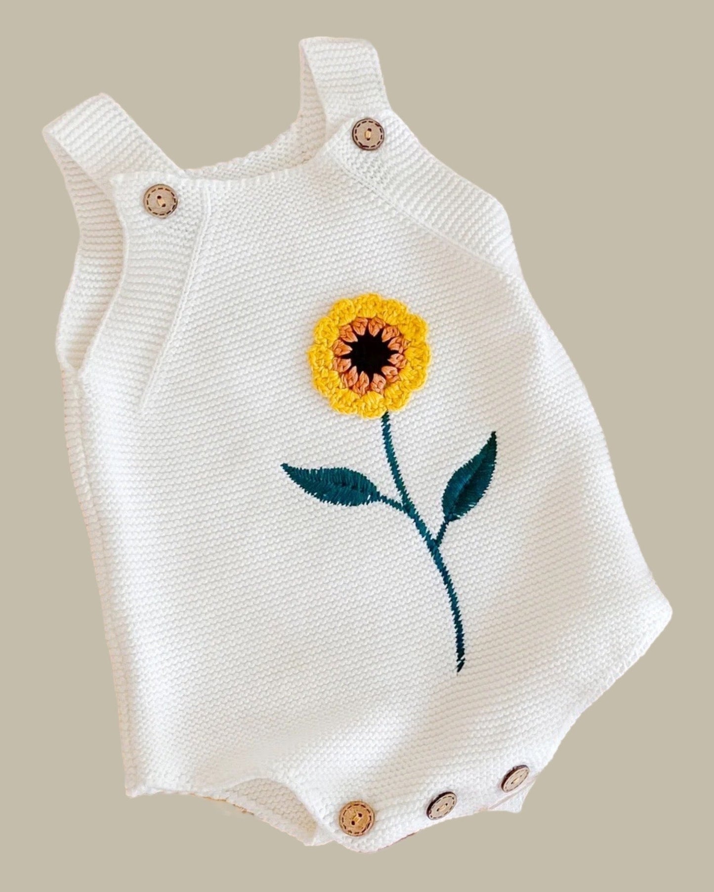 Sunflower Romper - Les Pas De Bébé