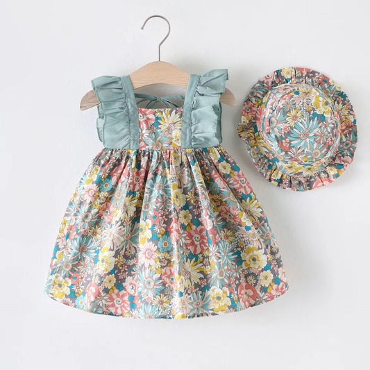 Wildflower Dress Set - Les Pas De Bébé